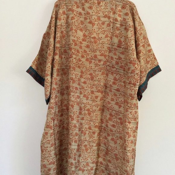 Gypsy Boho Sari Duster OOAK - Picture 9 of 9